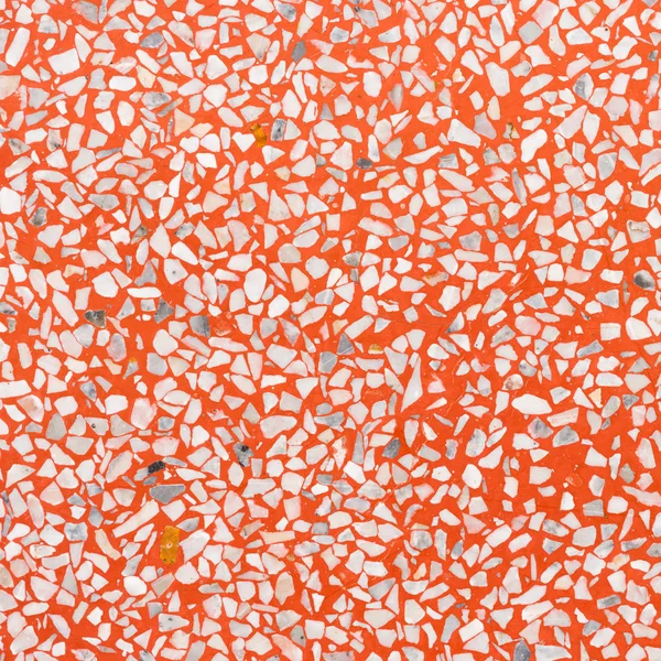 Decorarive Red Terrazzo Floor — Stock Photo, Image