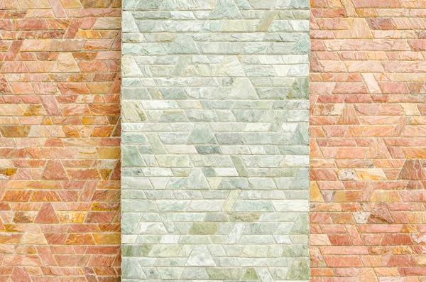 Patroon van rood leisteen stenen muur oppervlak — Stockfoto