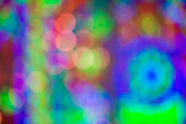 抽象的な円形の光ボケ背景 — ストック写真
