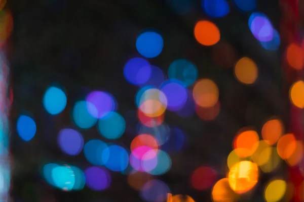 Résumé lumière circulaire fond bokeh — Photo