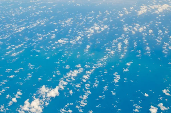Vista de umas nuvens — Fotografia de Stock