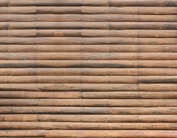 Fondo y textura de la pared de madera de superficie curvada decorativa — Foto de Stock