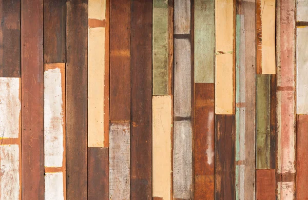Texture of decorative old wood wall stripe — Stock Photo, Image