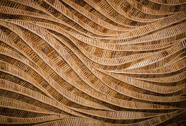 Estilo Moderno Patrón Naturaleza Fondo Onda Marrón Artesanía Tejido Textura — Foto de Stock