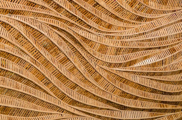 Estilo Moderno Patrón Naturaleza Fondo Onda Marrón Artesanía Tejido Textura —  Fotos de Stock