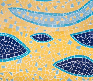 Mozaik dekoratif duvar zemin