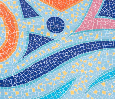 Mozaik dekoratif duvar zemin