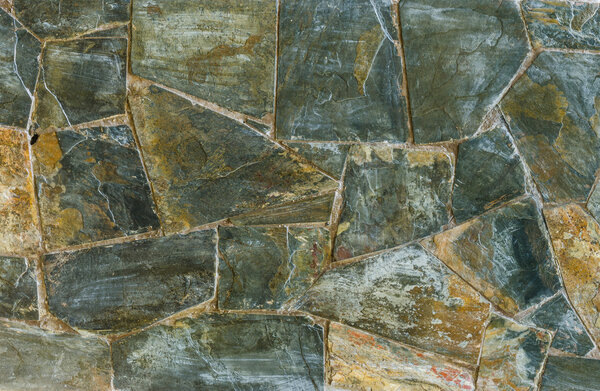 background of slate stone wall surface