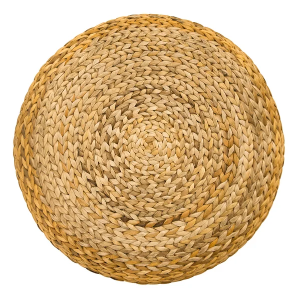 Circular wicker basket pattern — Stock Photo, Image