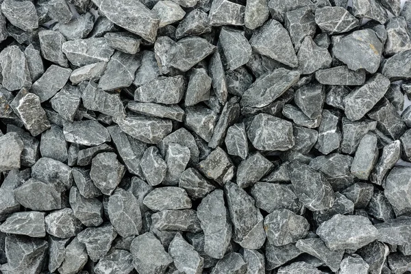 Fondo de grava de granito gris para la mezcla de hormigón — Foto de Stock