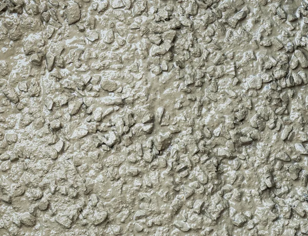 Mixed fresh concrete on construction site — Stock Photo, Image