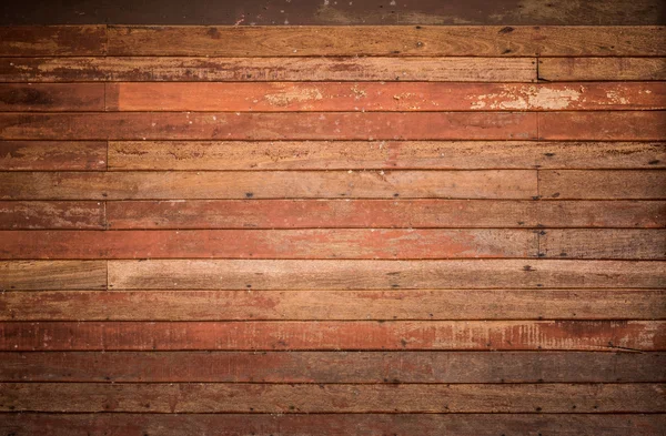 Détail de motif de vieille texture de bande de bois rouge — Photo