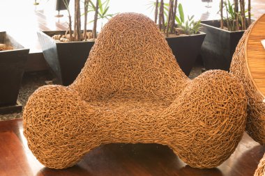 Hasır Sandalye dekoratif modern lüks