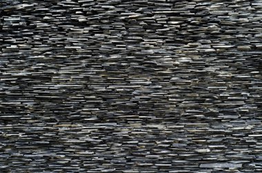 Dekoratif kayrak taş duvar desen 