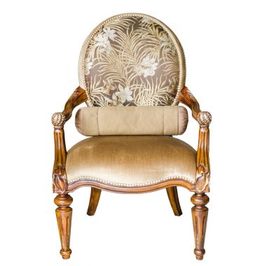 Klasik tarzı vintage ahşap sandalye 