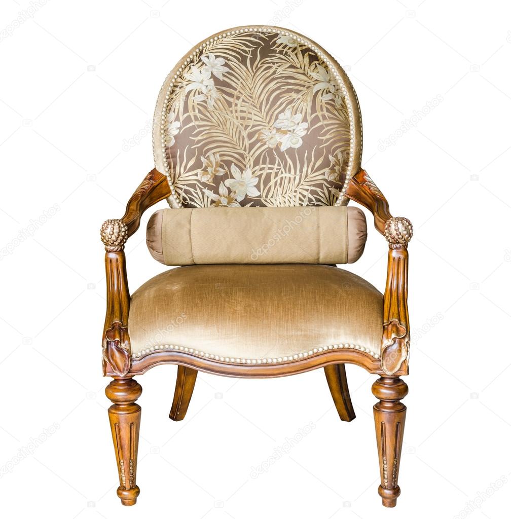 classic style vintage wooden chair 