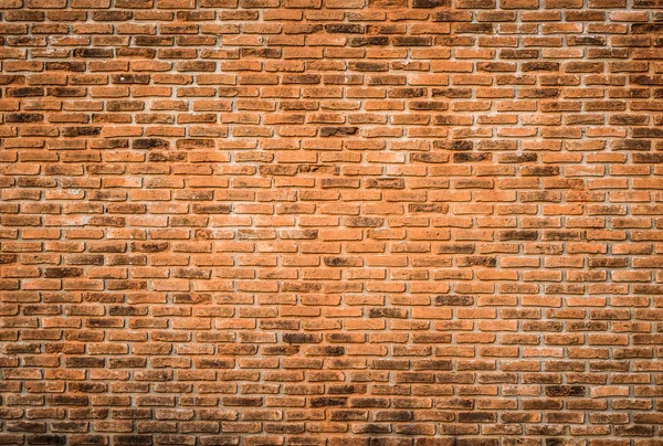 Superfície de parede de tijolo vermelho decorativo — Fotografia de Stock