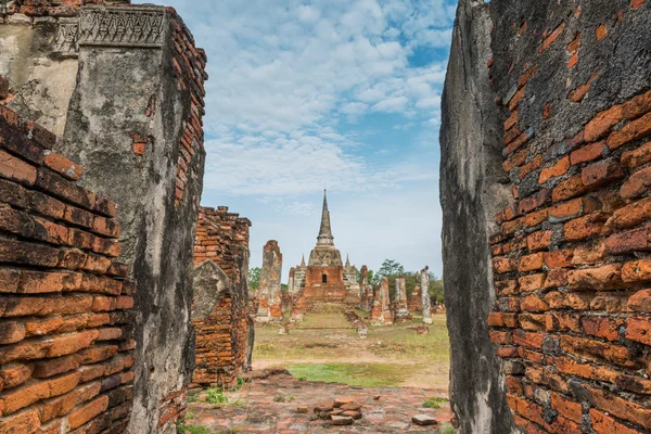 扫管笏 Phra si sanphet 在大城府，泰国 — 图库照片