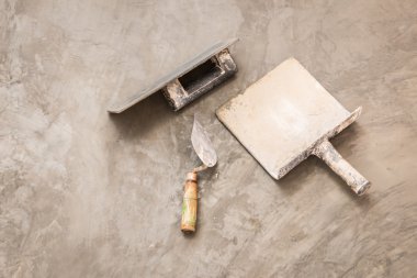 construction tools for concrete job clipart
