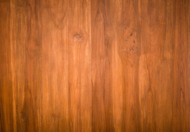 Teak ahşap mobilya yüzeyi