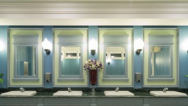 modern tarzda bir banyo iç tasarım