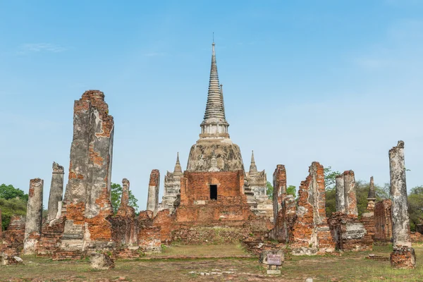 扫管笏 Phra si sanphet 在大城府，泰国 — 图库照片