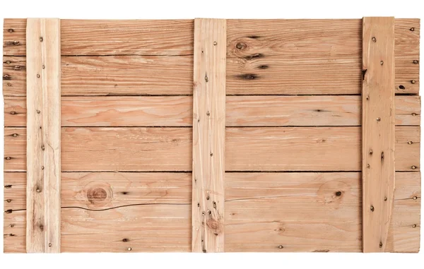 Detalle patrón de la naturaleza de madera de pino decorativo caja vieja pared texto — Foto de Stock