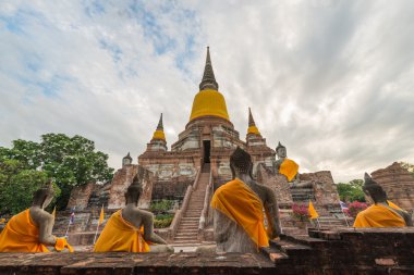 eski Tapınağı'nda wat yai chai mongkol