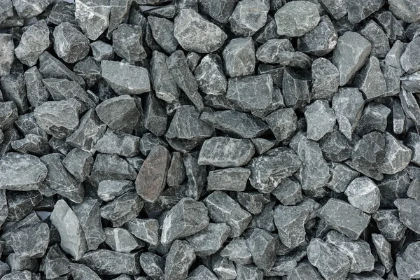 Fondo de grava de granito gris para la mezcla de hormigón — Foto de Stock