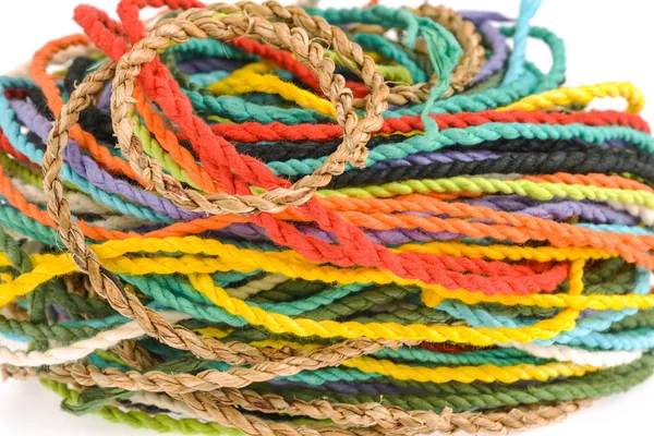 Färgglada rep från mulberry papper — Stockfoto