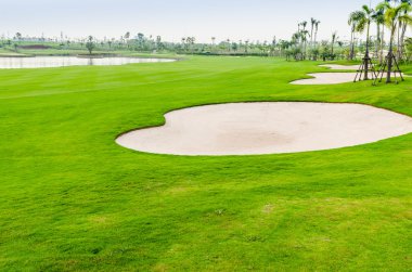golf sahası peyzaj