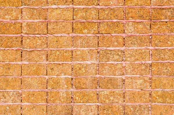 Modello di superficie del muro di pietra di laterite — Foto Stock