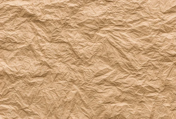 Achtergrond en de textuur van bruin Wrinkled papier — Stockfoto