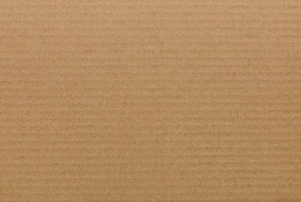 Surface de carton ondulé en papier brun — Photo