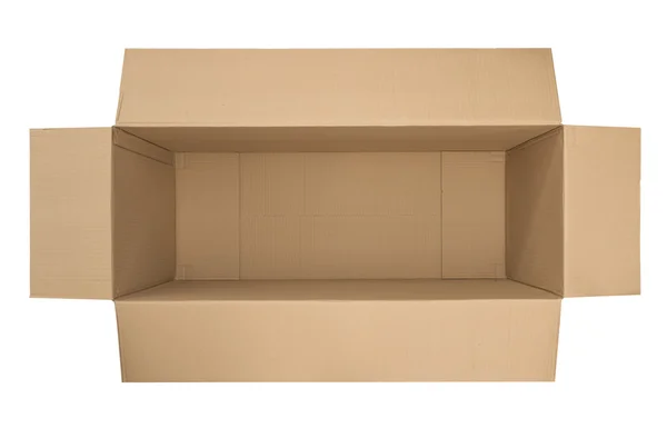 Paketli veya gizli bir karton ambalaj kutusu içinde — Stok fotoğraf