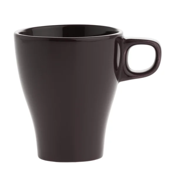 Tazza di caffè viola su sfondo bianco — Foto Stock