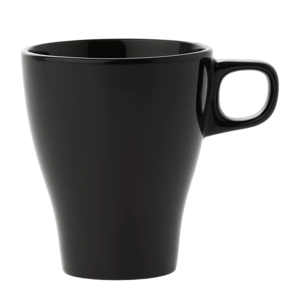 Tasse de café noir sur fond blanc — Photo