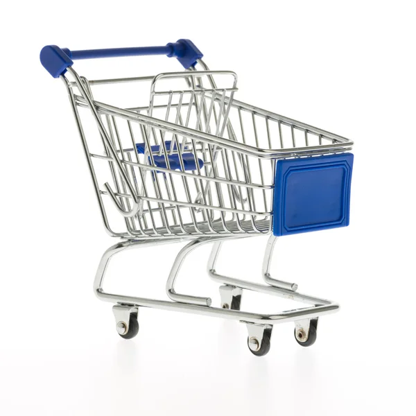 Carrito de compras azul —  Fotos de Stock