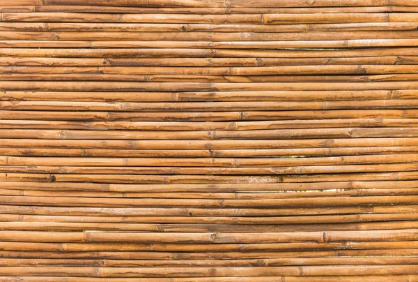 Madera de bambú de fondo de pared de valla — Foto de Stock