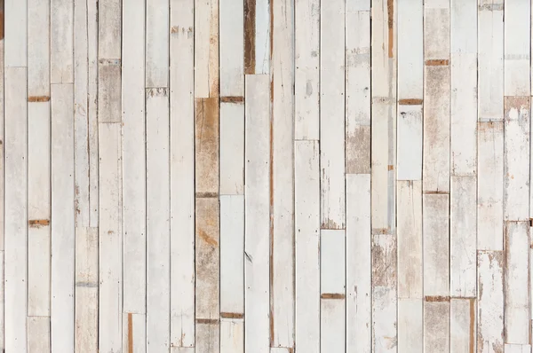 Texture of decorative old white wood stripe — Stock Photo, Image