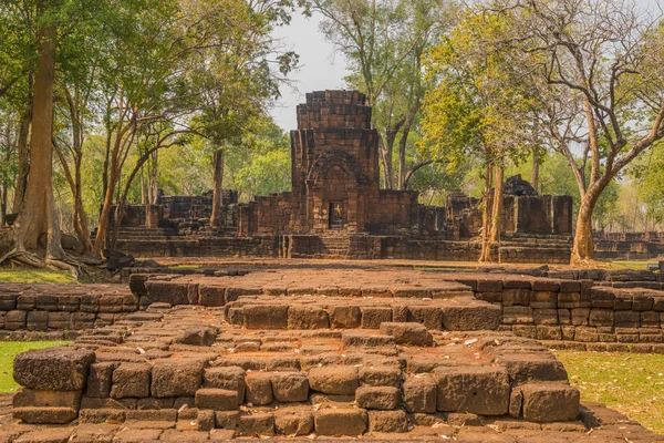 Muang Singha antiguo castillo de roca en kanchanaburi — Foto de Stock