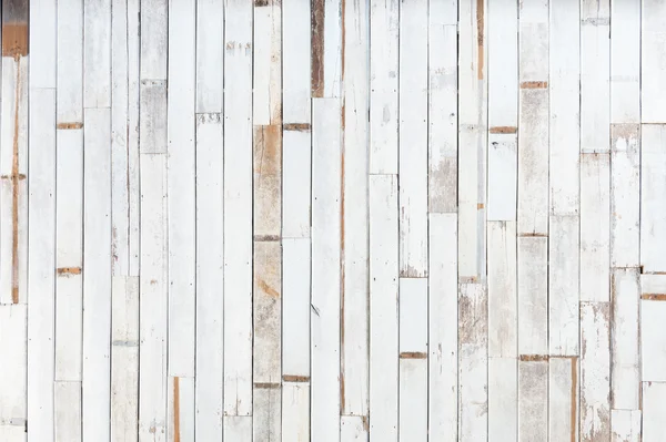 Texture di decorativo vecchia striscia di legno bianco — Foto Stock