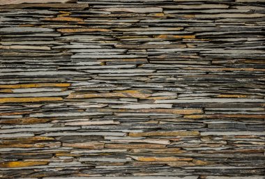 Dekoratif kayrak taş duvar yüzeyi dokusuna