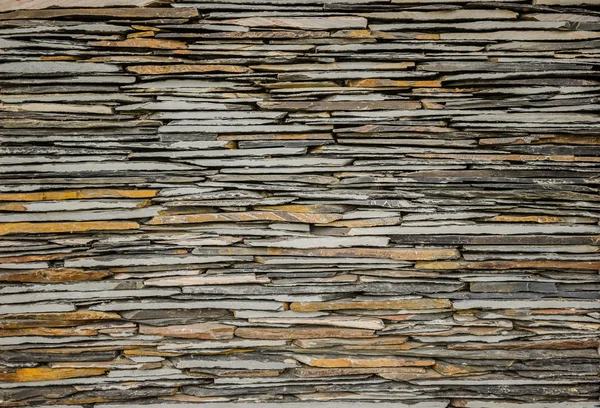 Textura de la superficie decorativa de la pared de piedra pizarra — Foto de Stock