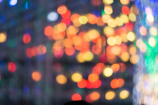 Résumé lumière circulaire fond bokeh — Photo