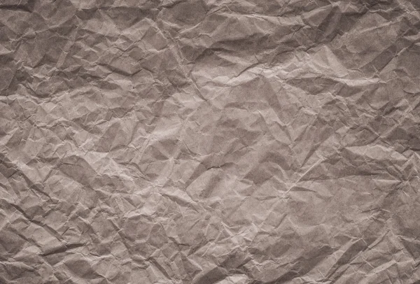 Achtergrond en de textuur van bruin Wrinkled papier — Stockfoto
