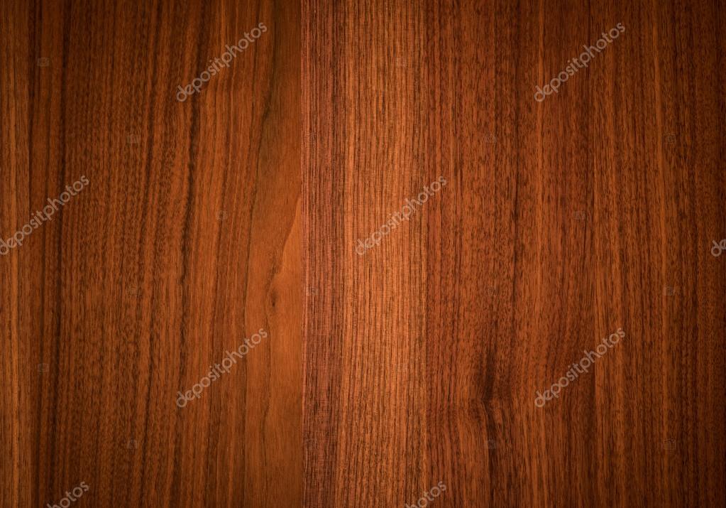 Fondo de la superficie de madera de nogal: fotografía de stock