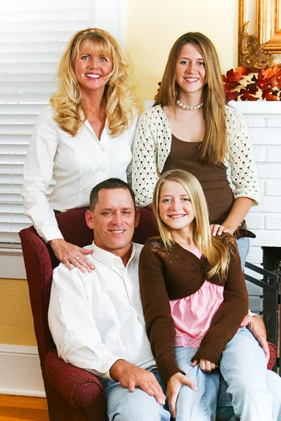 Krásný rodinný portrét — Stock fotografie