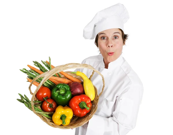 Chef - Locally Sourced Vegetables — Stock Photo, Image