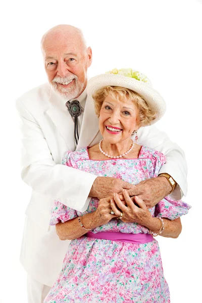 Romantic Southern Senior Couple Stock Image